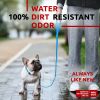 Waterproof Dog Leash 4 Ft Anti Slip Dog Leash for Large Small and Medium Dogs Heavy Duty Dog Leash with Water and Dirt Resistant Long Or Short Dog Lea