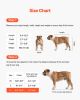 VEVOR Dog Wheelchair for Back Legs, Adjustable 2 Wheels Pet Wheelchair, Lightweight Dog Cart with Shock-Absorbing Wheels